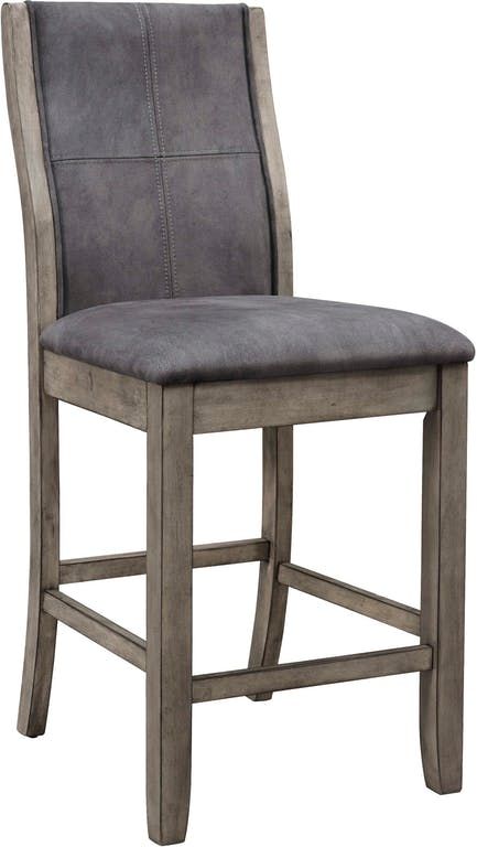 Elements International Destin Gray Counter Height Side Chair 1