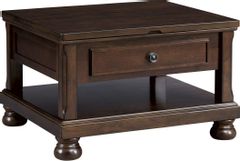 Signature Design by Ashley® Porter Rustic Brown Lift Top Coffee Table