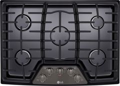 LG 30” Black Stainless Steel Gas Cooktop-LCG3011BD