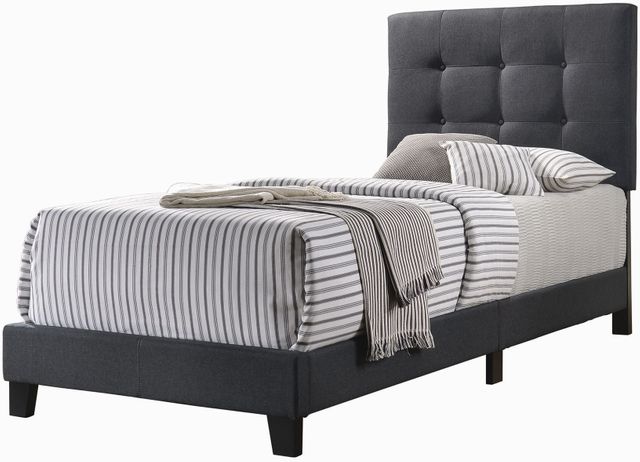 Coaster® Mapes Charcoal  Queen Upholstered Bed 12