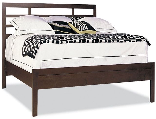 Durham Furniture Soma Queen Asian Bed With Low Panel Footboard 0