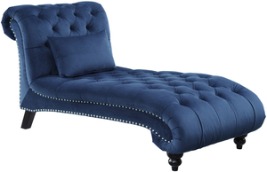 Homelegance® Rosalie Navy Blue Chaise