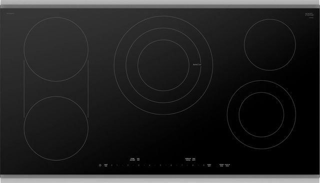 Bosch Benchmark® Series 36" Black/Stainless Steel Electric Cooktop