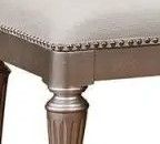 Avalon Furniture Regency Park Platinum Upholstered Bench-1