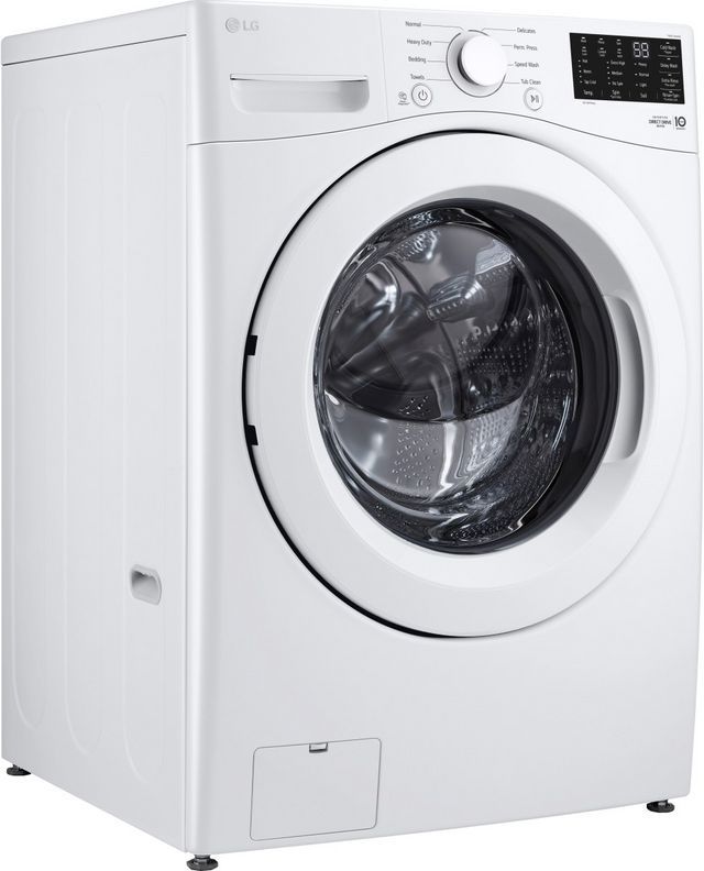 LG 5.0 Cu. Ft. White Front Load Washer-3