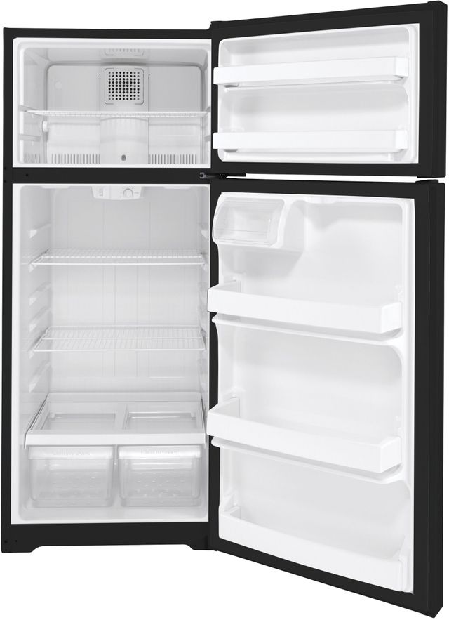 GE® 17.5 Cu. Ft. Black Top Freezer Refrigerator-1