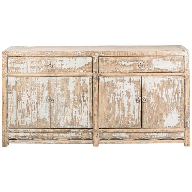 Nest Home Collections Evelyn Antique Sky Grey Cabinet-0