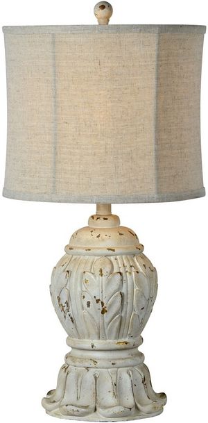 Forty West Naomi Antique White Table Lamp
