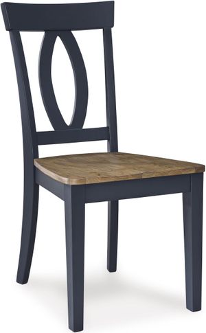 Signature Design by Ashley® Landocken Brown/Blue Dining Chair