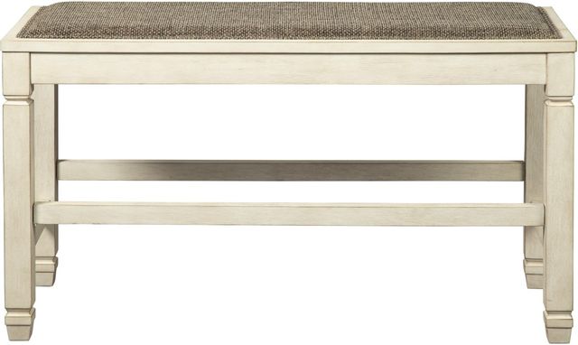 Signature Design by Ashley® Bolanburg Two-Tone Counter Height Dining Bench-1