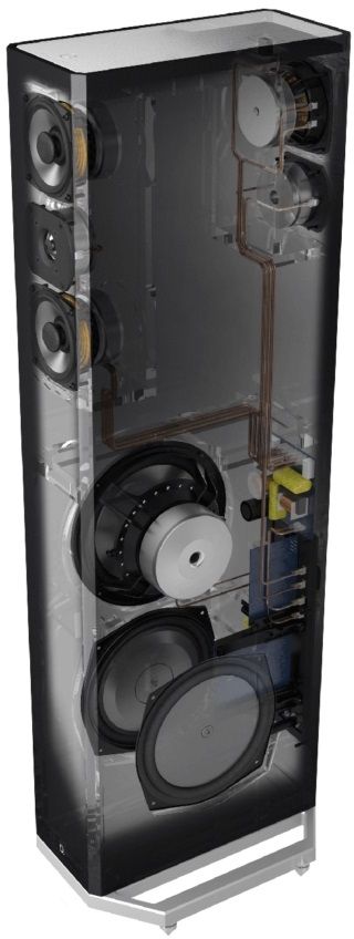 Definitive Technology® BP9000 Series 8" Black High-Performance Tower Speaker 2