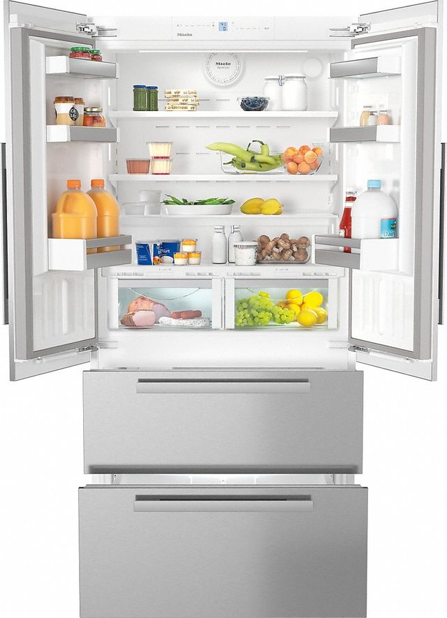 Miele 18.9 Cu. Ft. Stainless Steel French Door Refrigerator-1