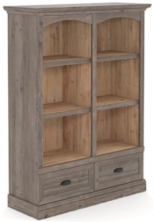 Sauder® Sonnet Spring Pebble Pine 6-Shelf Bookcase with Drawer | Big ...