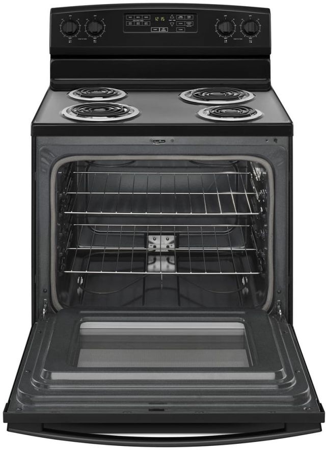 Amana® 29.88" Black on Stainless Free Standing Electric Range 13