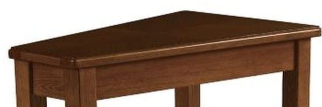 Hammary® Oak Wedge Chairside Table-1