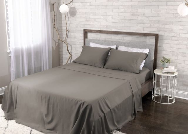 Bedgear® Hyper-Cotton™ Gray Split King Sheet Set 5