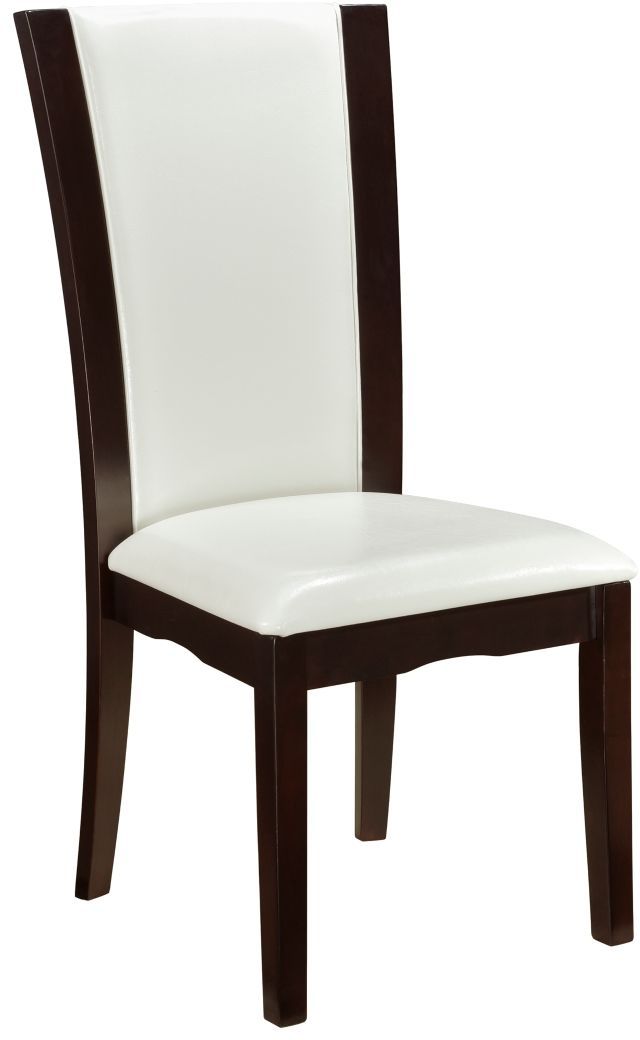 Homelegance® Daisy White/Espresso Dining Side Chair
