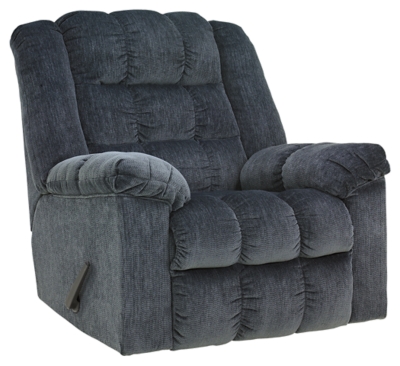 Signature design by ashley 2024 ludden blue rocker recliner