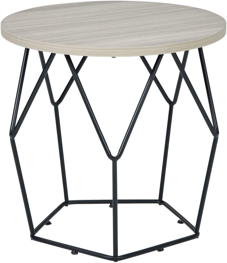 black round end table contemporary