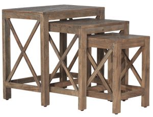 Hillsdale Furniture Wilkerson Brown Nesting Table