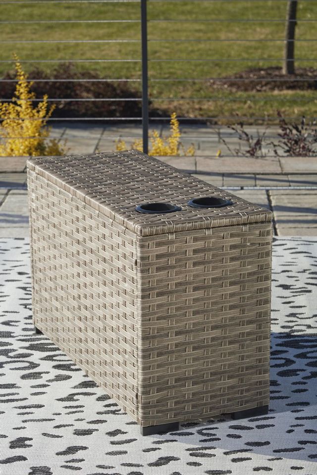 Signature Design by Ashley® Calworth Beige Outdoor Console 2