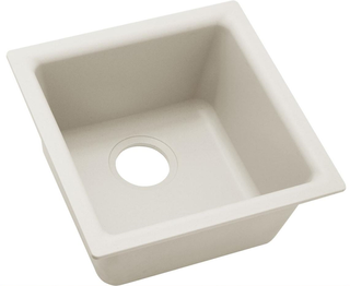 Elkay® Quartz Luxe Ricotta Single Bowl Dual Mount Bar Sink