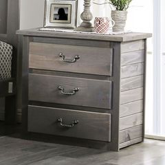 Furniture of America® Rockwall Weathered Gray Youth Nightstand