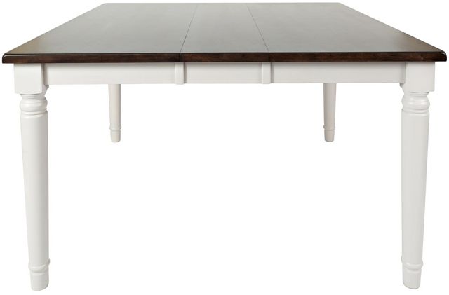 Jofran Inc. Orchard Park Brown Counter Table with Light Grey Base-1