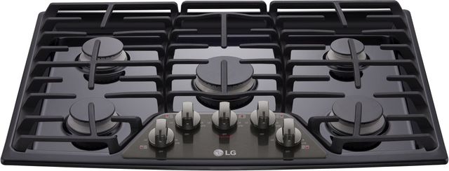 LG 30” Black Stainless Steel Gas Cooktop 4
