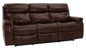 Cheers by Man Wah Leather Power Reclining Sofa