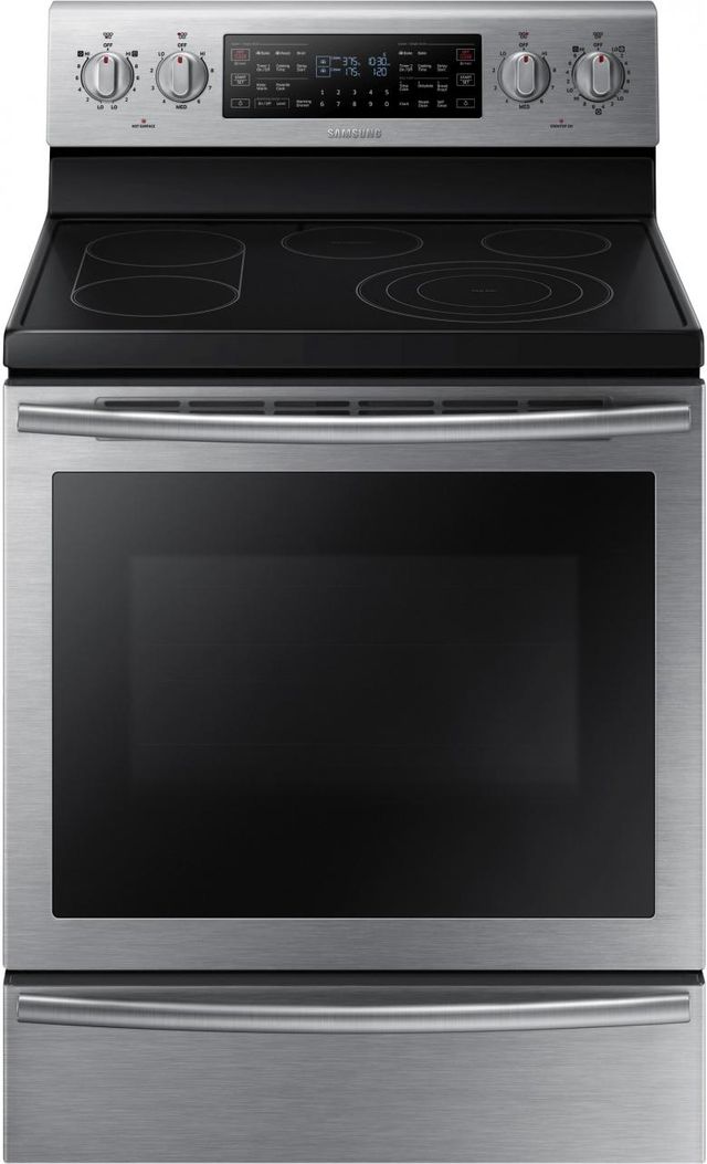 Samsung 30" Free Standing Electric Range-Stainless Steel 0