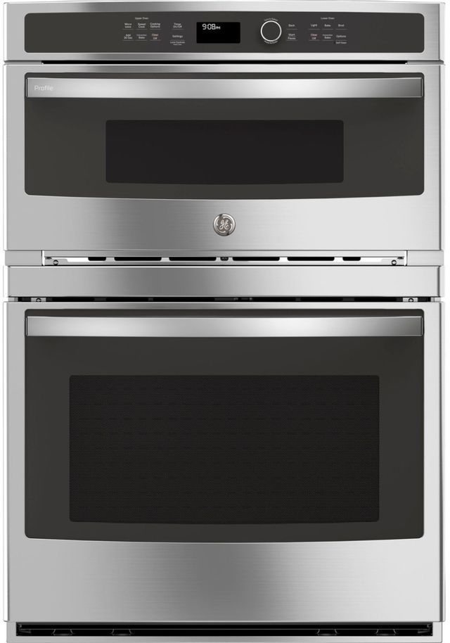 GE® Profile™ 30" Stainless Steel Wall Oven/Microwave Combos-0