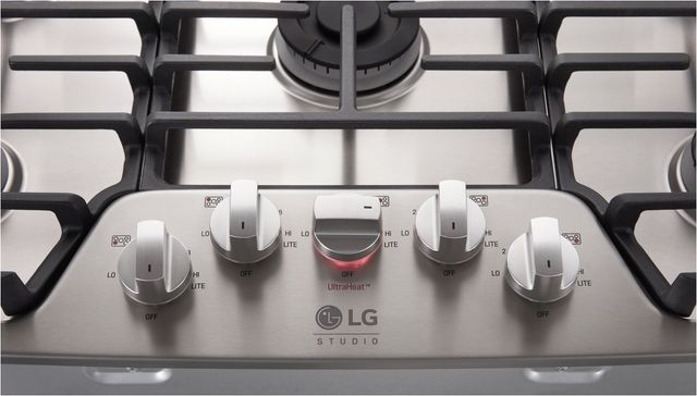 LG Studio 36" Stainless Steel Gas Cooktop 12