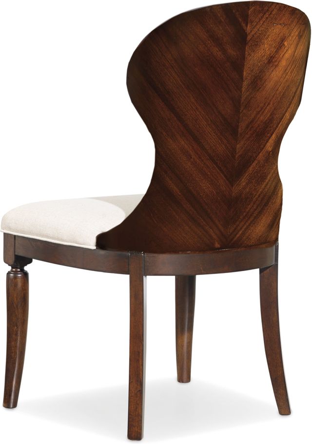 Hooker® Furniture Palisade 2-Piece Taupe/Warm Walnut Side Chair Set 1