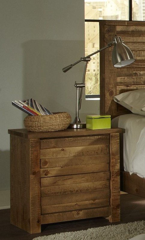 Progressive® Furniture Melrose Driftwood Nightstand-1
