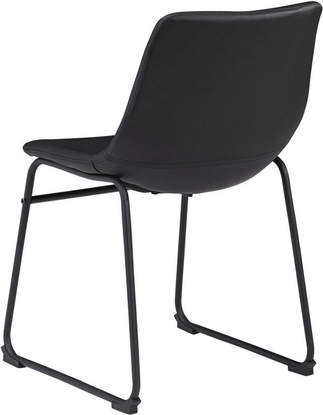 Centiar Black Upholstered Dining Side Chair 1