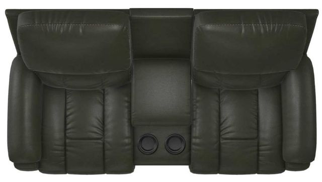 La-Z-Boy® Greyson Ice Leather Power Reclining Loveseat with Console 18