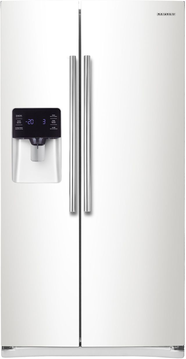 Samsung 25 Cu. Ft. Side-By-Side Refrigerator-White 0