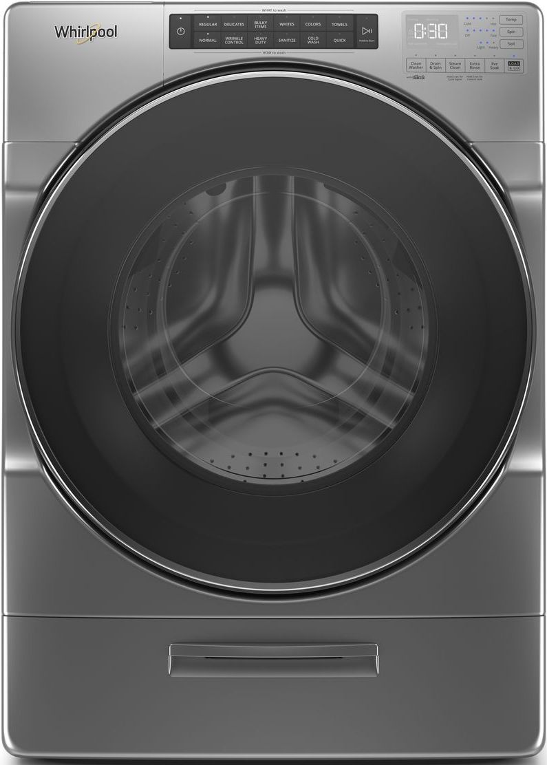 Whirlpool® 4.5 Cu. Ft. Chrome Shadow Front Load Washer-WFW6620HC