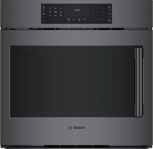 Bosch® 800 Series 30" Black Stainless Steel Left-Hand Single Electric Wall Oven