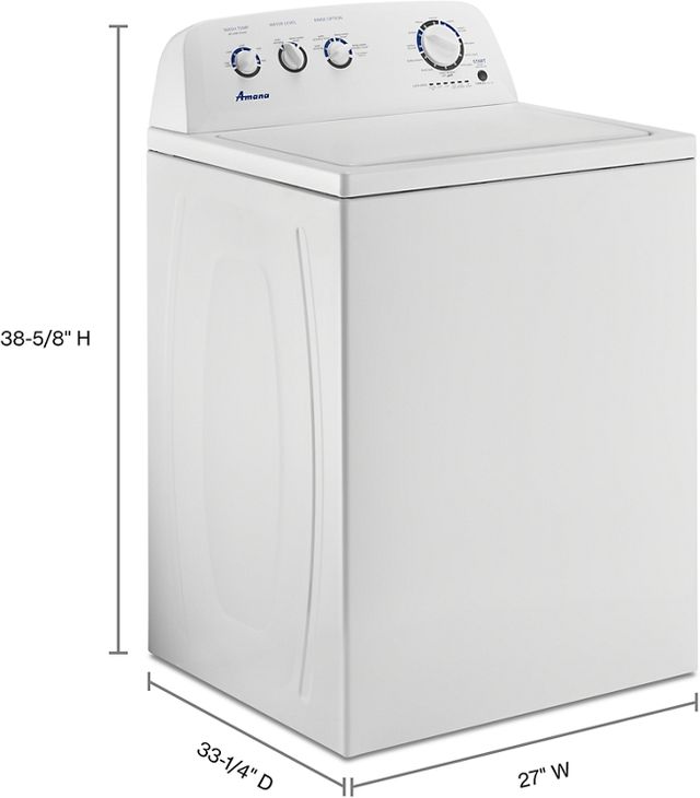 Amana 3.8 Cu. Ft. White Top Load Washer 1