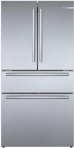 Bosch 800 Series 21 Cu. Ft. Stainless Steel French Door Bottom Freezer Refrigerator-B36CL80SNS