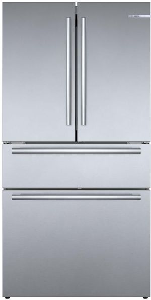 Bosch 800 Series 20.5 Cu. Ft. Stainless Steel Counter Depth French Door Refrigerator