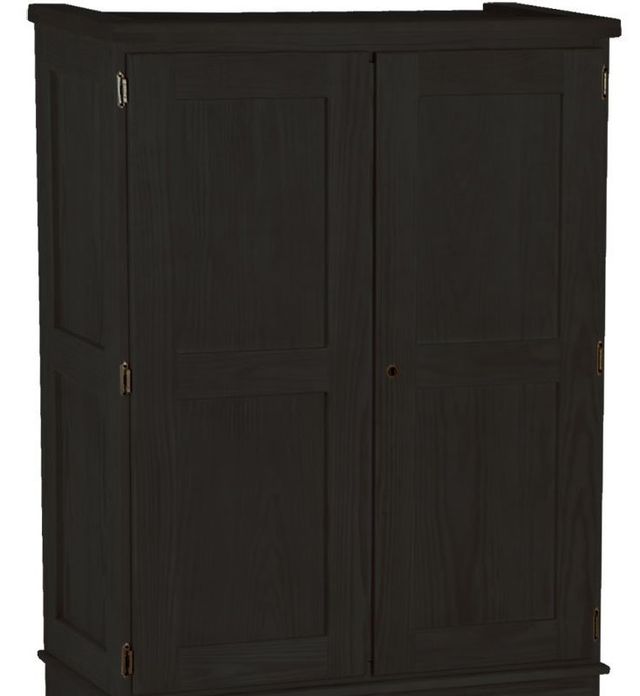 Crate Designs™ Furniture Espresso Small Closet Armoire 1