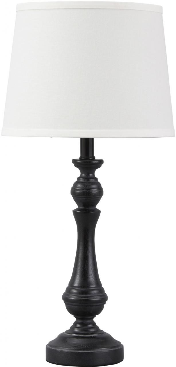 Signature Design by Ashley® Kian Black/White Poly Table Lamp-0