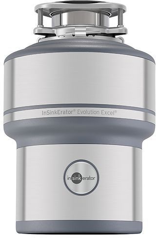 InSinkErator® Evolution Excel® 1 HP Continuous Feed Stainless Steel Light Gray Garbage Disposal 0
