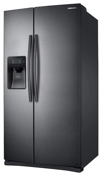 Samsung 24.52 Cu. Ft. Fingerprint Resistant Black Stainless Steel Side-By-Side Refrigerator 4