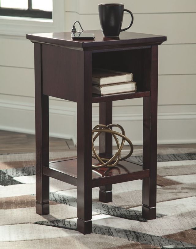Signature Design by Ashley® Marnville Reddish Brown Accent Table 8