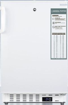 Summit® 3.3 Cu. Ft. White Built-In Healthcare Refrigerator