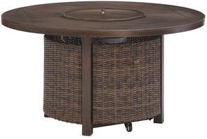 Signature Design by Ashley® Paradise Trail Medium Brown Round Fire Pit Table